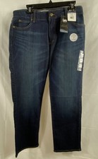 Lee Men's Straight Taper Jeans Dark Blue Active Stretch Motion Flex NWT 34x30