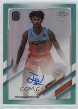 2021-22 Topps Chrome OTE Overtime Elite Aqua Refractor 22/99 Jai Smith Auto 02v3
