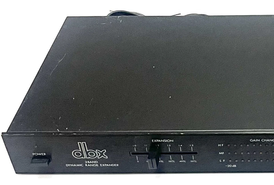 DBX 353 3 Band Dynamic Range Expander Rackmount Audio Processor Used Working - Image 2 of 4
