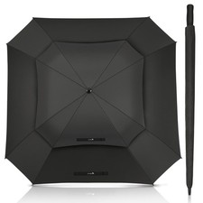 ZOMAKE Extra Large Golf Umbrella 62 Inch Automatic Open Double Canopy Vented