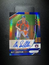 2020 Panini Prizm Base Auto Prizms Blue Hyper Matt Scheffler PDP105