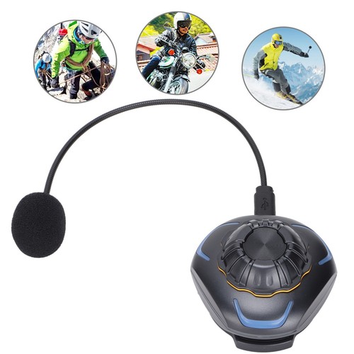 Zestaw słuchawkowy do kasku motocyklowego BT 5.0 wodoodporny kask motocyklowy przewodzenie kości CB - Zdjęcie 13 z 22