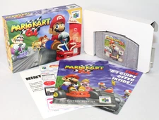 Mario Kart 64 N64 Nintendo Complete CIB EXCELLENT Condition w All Inserts! RARE!
