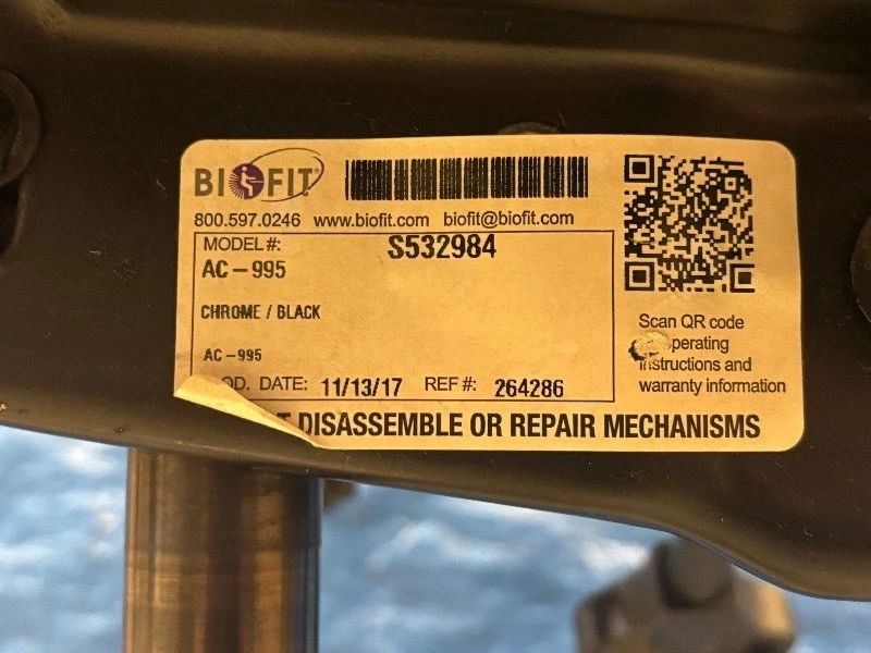 $1000 Alta Calidad Biofit Regent Altura Ajustable Altura Taburete Silla/ContactMe Foto 3 de 4