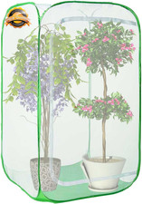 36" Garden Mesh Plant Enclosure Cover, Pop-Up Garden Mesh Plant