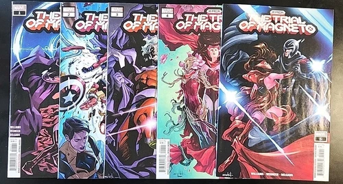 X-Men The Trial of Magneto #1-5 Marvel Comics 2021 Complete Lot Of 5 