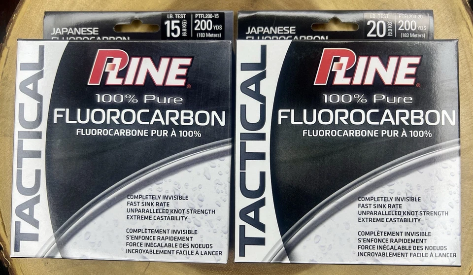 Línea P (Lote de 2) Táctico 100% Fluorocarbono Puro, Bajo, ¡Envío Gratis! ¡NUEVO CON ETIQUETAS! Foto 4 de 4