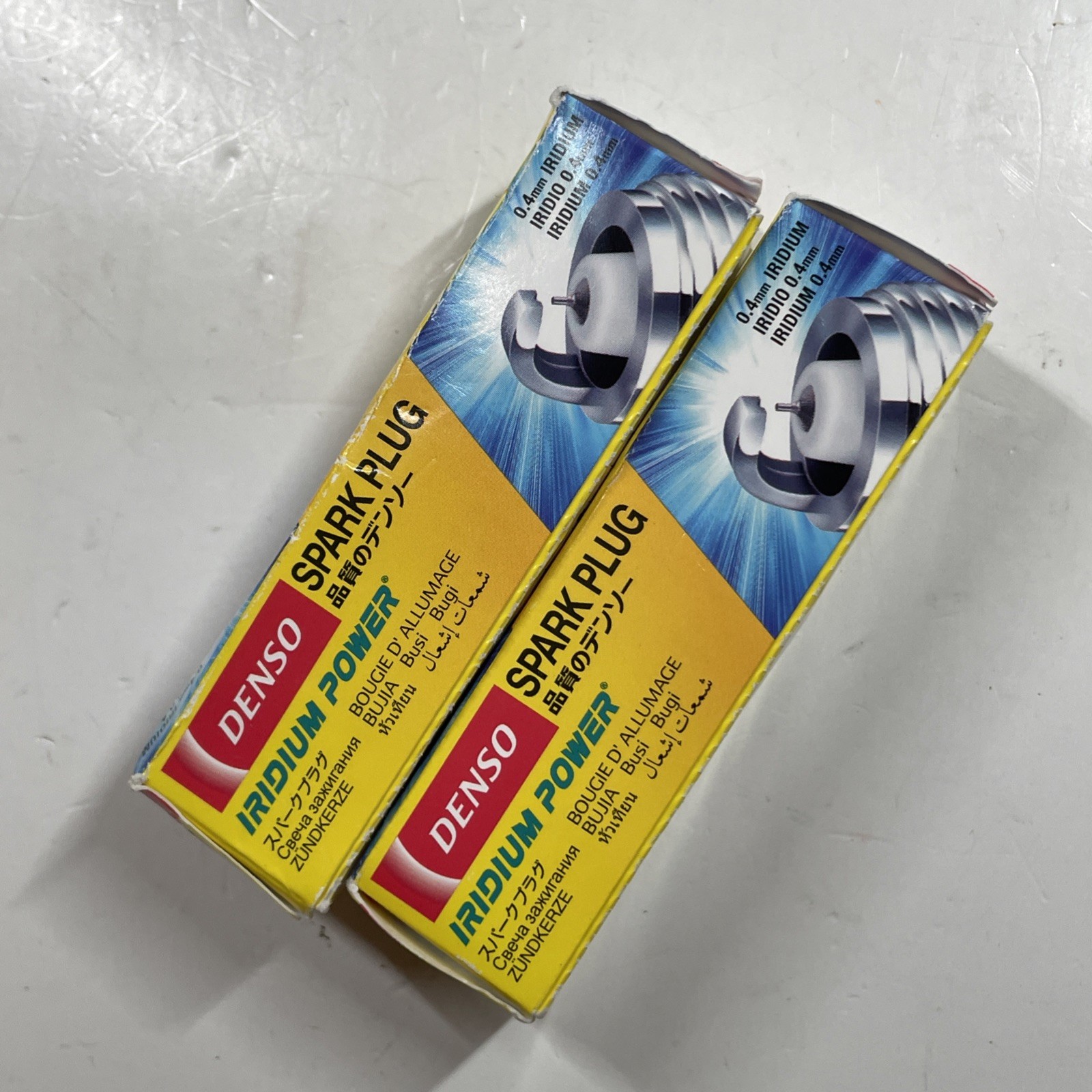 Denso 5344 IKH20 Iridium Power Spark Plugs, LOT of 2 PACKS