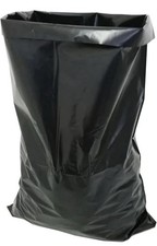Strong Black Rubble Sacks  X 10 30kg Capacity