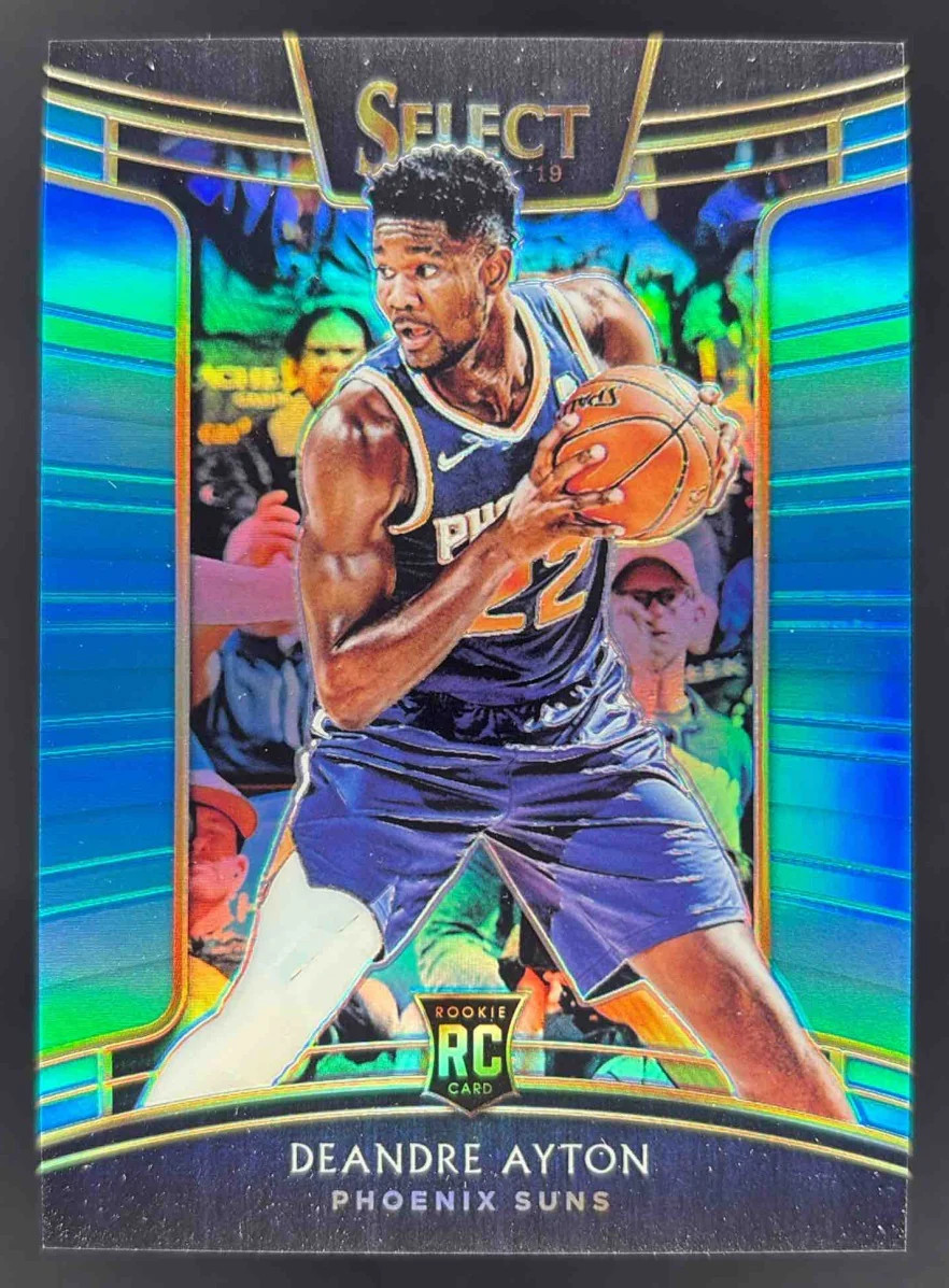 2018-19 Panini Select Light Blue Prizms #2 Deandre Ayton RC Concourse /299