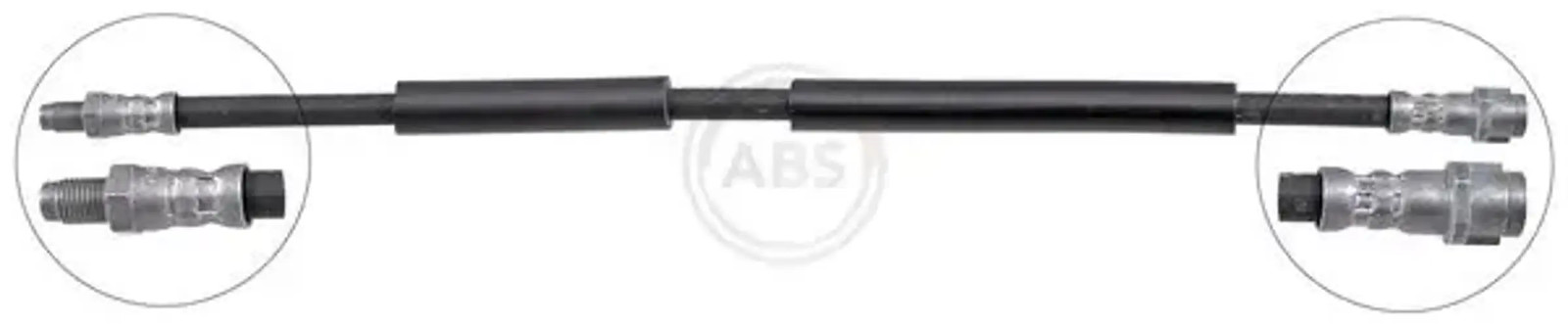 Flexible brake hose SL 1202 A.B.S. for MERCEDES-BENZ SL