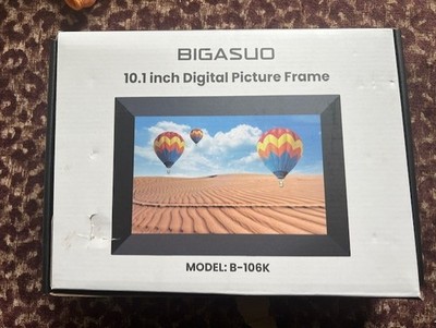 NEW Bigasuo 10.1 Inch Display Digital Picture Frame Model B-106k