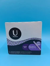 U by Kotex Super Plus Security Tampons 18 ct 1 Box - NEW SEALED