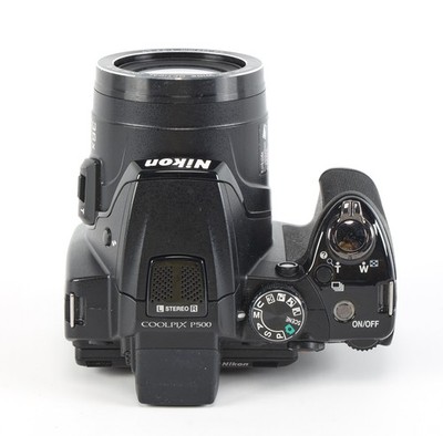 Nikon Coolpix P500 Digital Camera, Black {12.1MP} (Without Battery