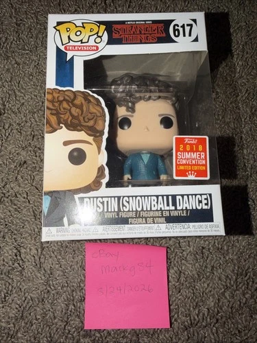 FUNKO POP! STRANGER THINGS DUSTIN SNOWBALL DANCE SDCC EXCLUSIVE #617