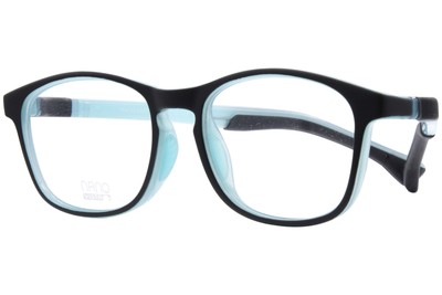 Nano Vista Power-Up-Glow-3.0 NAO308-11 Eyeglasses Youth Kids Black Full Rim 48mm