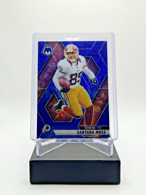 2025 Panini Mosaic - Santana Moss #210 Blue Scope Prizm