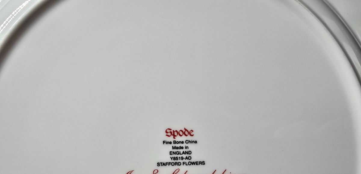 Spode Stafford Flowers England 5 Piece Place setting | eBay