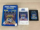 Video Pinball - Authentic Atari 2600 CIB Complete Game w/ Manual: Tested & Works