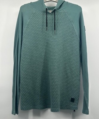 Marc Ecko Unltd Hoodie Mens M Green Pullover  Sweatshirt Sweater Grunge Knit