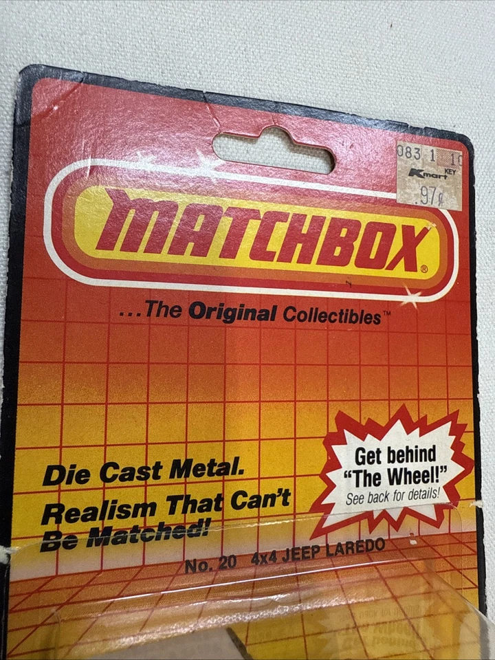 Vintage Matchbox 4x4 Jeep Laredo Die-Cast No. 20 1983 - Image 2 of 4