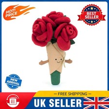 New JellyCat Amuseable Rose Bouquet soft toy 30cm BNWT & Dust Bag UK SELLER