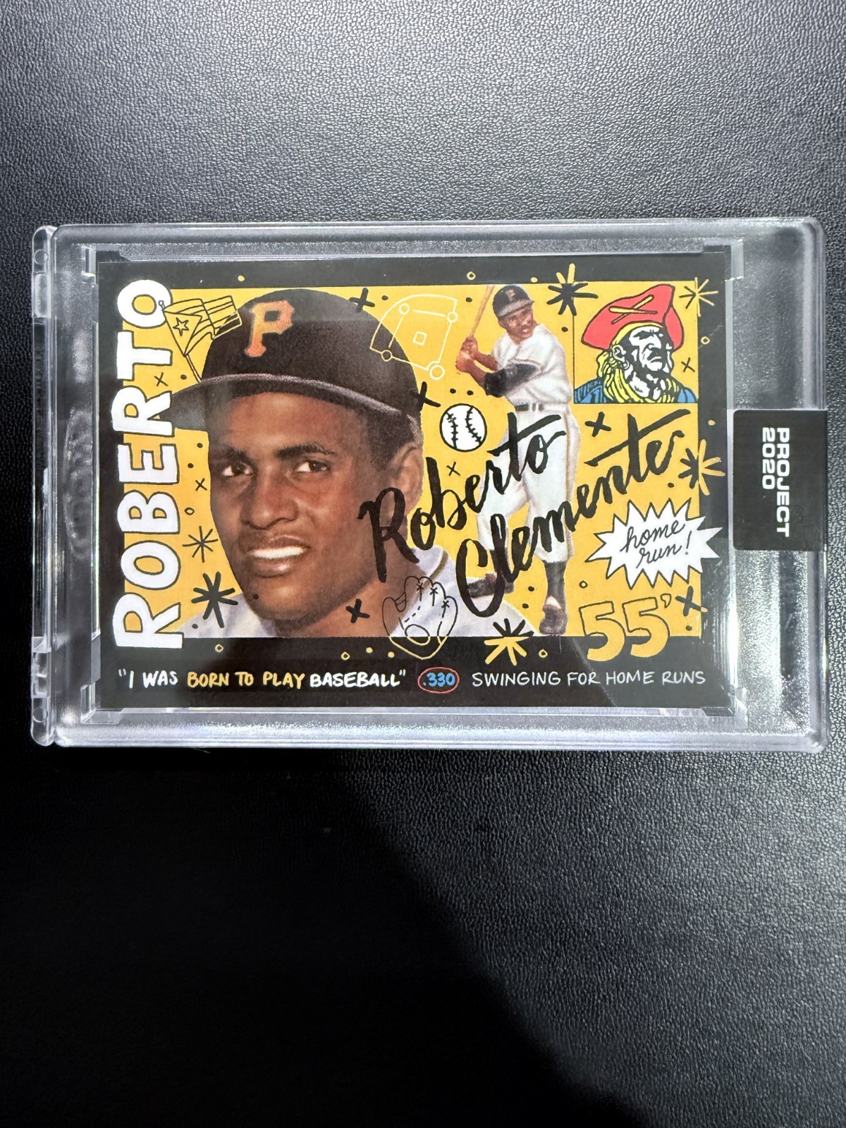 Topps Project 2020 - 1955 Topps Roberto Clemente #110 Sophia Chang