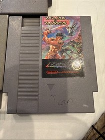 Super Mario Bros. 2 (Nintendo NES) Game Lot! (5) Wizards & Warriors Top Gun ++