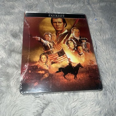 The Patriot Limited Edition Steelbook 4K UHD Blu-ray + Digital New HELPS STRAYS