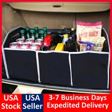 Trunk Organizer Collapsible Folding Storage Bin Bag for Caddy Car Truck Auto US