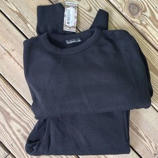 Women’s Boohoo Crew Neck Slouchy Knitted Lounge Set BLACK SIZE 24/26