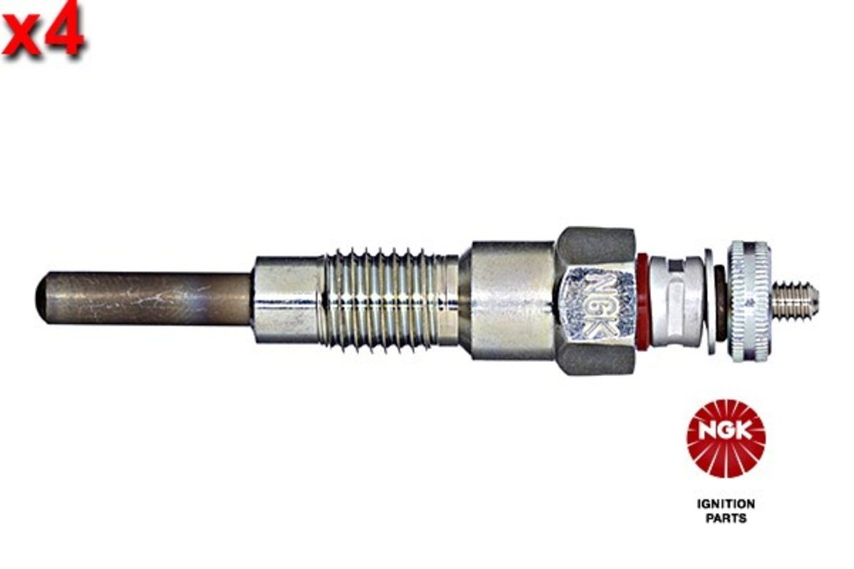 NGK 4x Glow Plug For NISSAN Pick Up 720 D21 83-88 11065-34W00