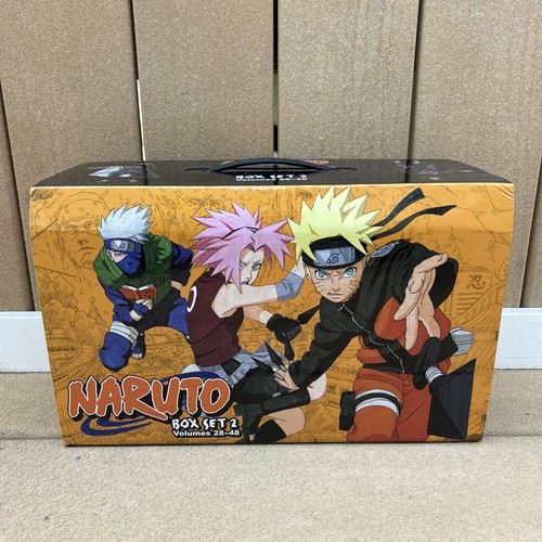 Naruto Manga Caja Set 2 Volúmenes 28-48 con Mini Cómic y Póster Inglés - Imagen 5 de 8