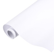 Kraft Wrapping Paper, 19.69"x 196"(16.4') Decorative Paper, White 80GSM