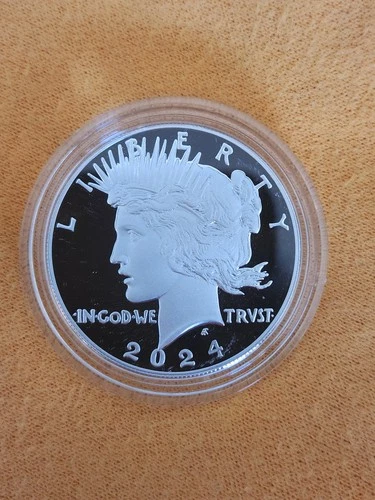 2024 S, PROOF, Peace Dollar. All Original Packaging, And COA. Nice...