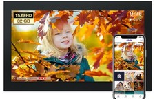 15.6Inch Touch Screen Large Digital Picture Frame,1920  1080 FHD WiFi Digita...
