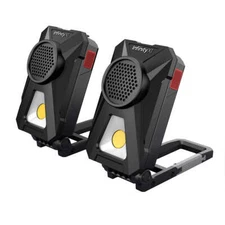 Infinity X1 Recharge Work Lights w/Bluetooth Speakers 700 Lumens, 1600276 2-pack