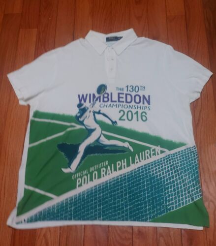 Polo Ralph Lauren Wimbledon 2016 Polo Men's  XXL RARE - Picture 1 of 2