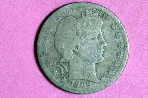 Estate Find 1909 - D Barber Quarter! #N05829