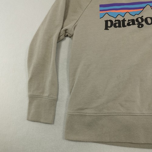Patagonia Boys Youth Sweatshirt Small Pullover Logo Fleece Outdoor Flaws - Picture 6 of 12