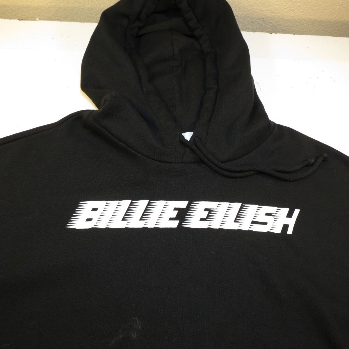 Rare Hu0026M DIVIDED BILLIE EILISH HOODIE HOODED SWEATSHIRT Sz Mens M Black |  eBay