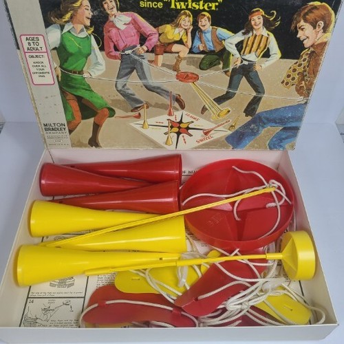 SWIVEL GAME 4240 MILTON BRADLEY 1972 Original Box COMPLETE Action Game - Picture 24 of 24