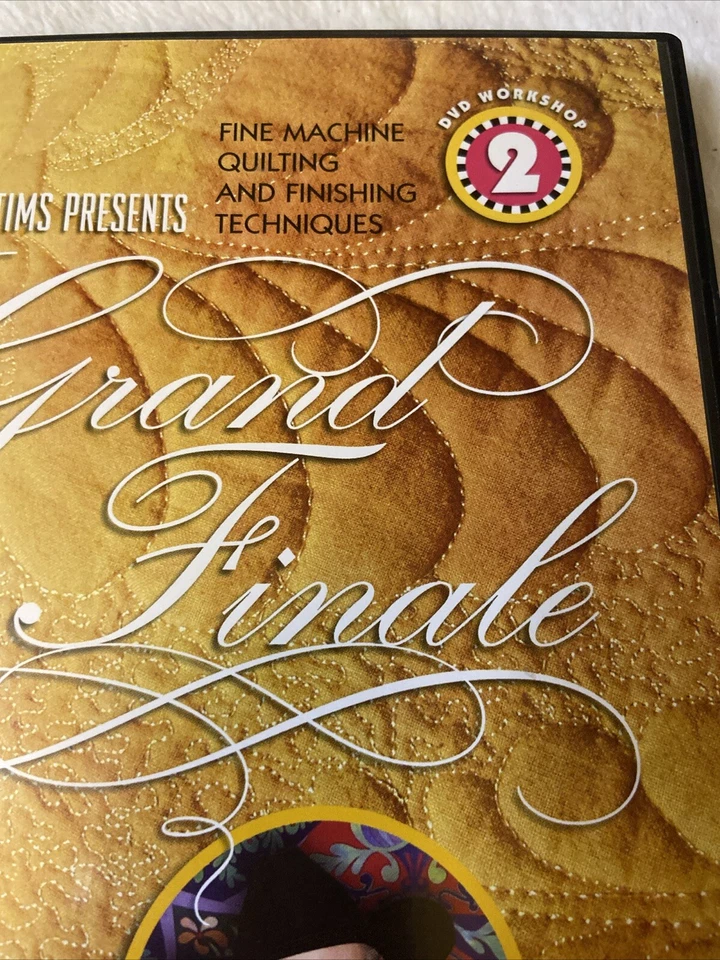 Ricky Tims Grand Finale Fine Machine Quilting Finishing Techniques Dvd Bernina - Image 2 of 4