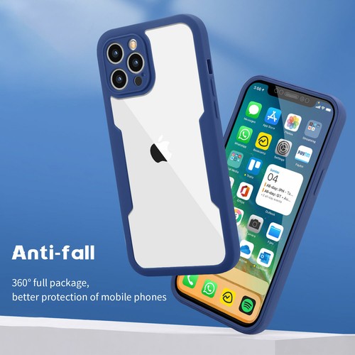 360 Full Case Clear für iPhone 16 15 14 13 12 Pro Max 11 + Displayschutz Hülle - Bild 6 von 54