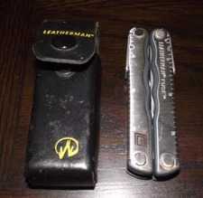 Leatherman Fuse Multi-Tool Special Edition Leather Sheath Excellent USA
