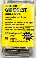80-312 Drill-Out 5/16 in & M8 Helicoil/CarQuest 7482