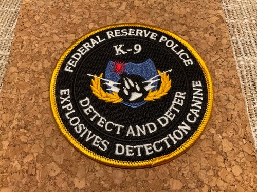 Bomb Squad EOD K9 k-9 Fed Reserve Police Wash DC