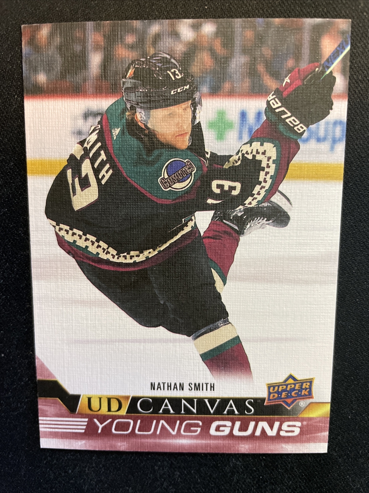 22-23 UD Series 1 Hockey Young Guns Canvas C117 Nathan Smith