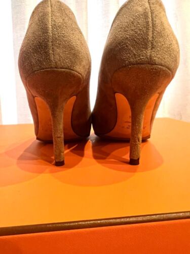 Used Jimmy Choo Pumps Heel Grey Suede EU34.5 US4.5 Japan F/S - Picture 3 of 24