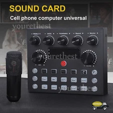 Studio Recording Kit Podcast Music Mixer Headphones BM-800 Equipment Microphone